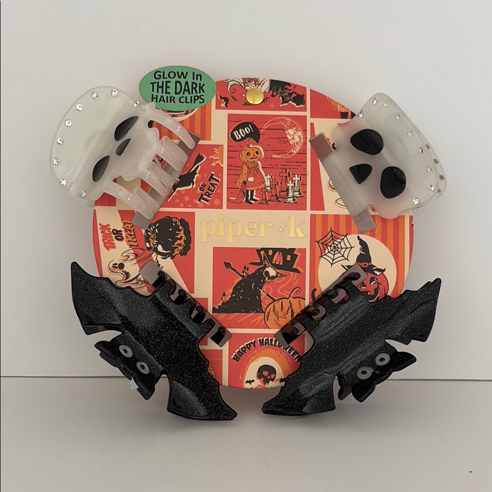 Piper K Halloween Hair Clips